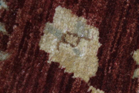 Ziegler Brown Runner Hand Knotted 25 X 83  Area Rug 250-24307 Image 8