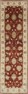 Ziegler Brown Runner Hand Knotted 2'5" X 8'3"  Area Rug 250-24307