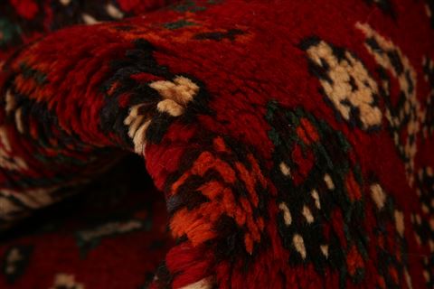 Shiraz Red Hand Knotted 37 X 47  Area Rug 100-24310 Image 1