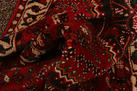 Shiraz Red Hand Knotted 37 X 47  Area Rug 100-24310 Image 2