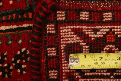 Shiraz Red Hand Knotted 37 X 47  Area Rug 100-24310 Image 6