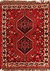 Shiraz Red Hand Knotted 37 X 47  Area Rug 100-24310 Thumb 0