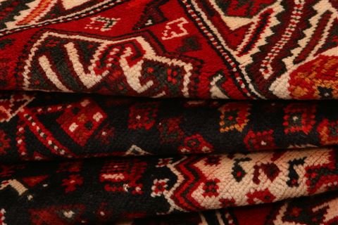 Shiraz Red Hand Knotted 37 X 52  Area Rug 253-24312 Image 5