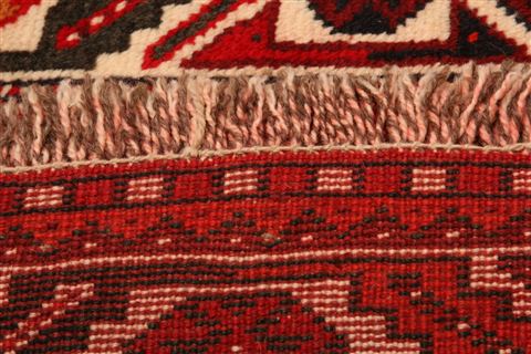 Shiraz Red Hand Knotted 37 X 52  Area Rug 253-24312 Image 7