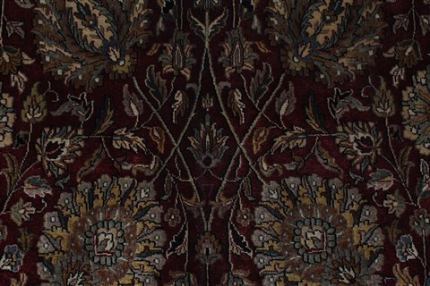 Tabriz Red Hand Knotted 118 X 153 Area Rug 250-24313 Image 2