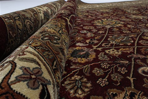 Tabriz Red Hand Knotted 118 X 153 Area Rug 250-24313 Image 8