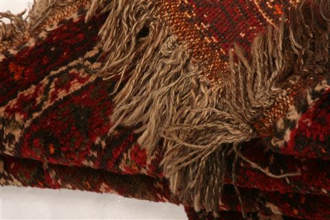 Shiraz Red Hand Knotted 39 X 55  Area Rug 253-24314 Image 5