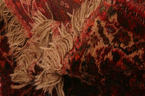 Shiraz Red Hand Knotted 38 X 55  Area Rug 100-24316 Image 5