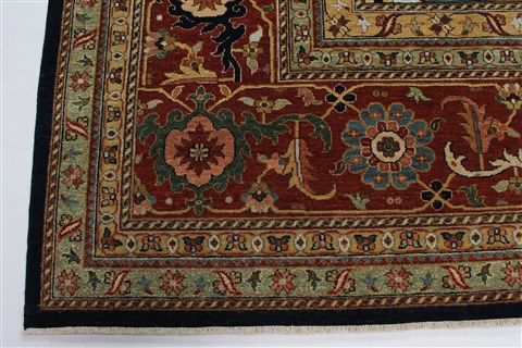 Serapi Blue Hand Knotted 1311 X 162 Area Rug 250-24324 Image 2