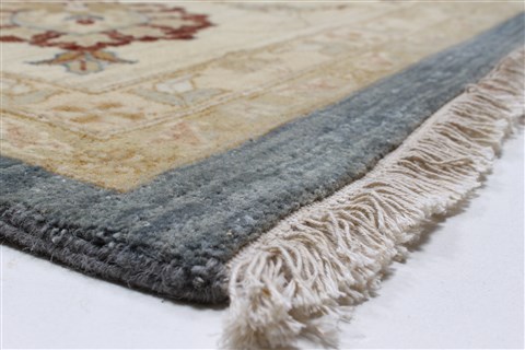 Pishavar Blue Hand Knotted 1110 X 153 Area Rug 250-24327 Image 3
