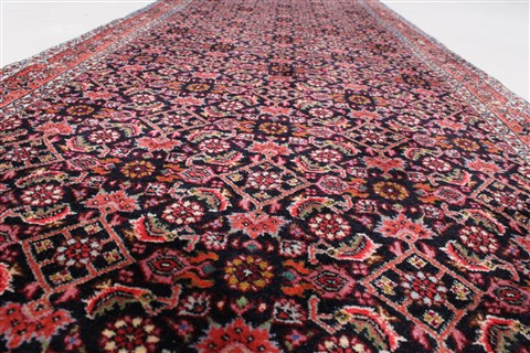 Bidjar Blue Runner Hand Knotted 24 X 65 Area Rug 250-24334 Image 10