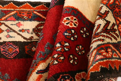 Gabbeh Red Hand Knotted 33 X 64 Area Rug 100-24338 Image 3