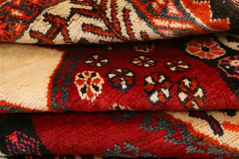 Gabbeh Red Hand Knotted 33 X 64 Area Rug 100-24338 Image 5