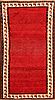 Gabbeh Red Hand Knotted 34 X 63  Area Rug 253-24340 Thumb 0