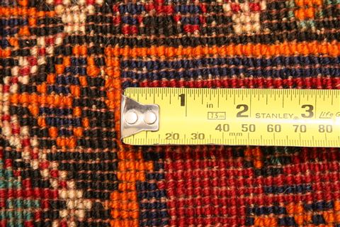 Gabbeh Red Hand Knotted 310 X 62 Area Rug 100-24342 Image 5