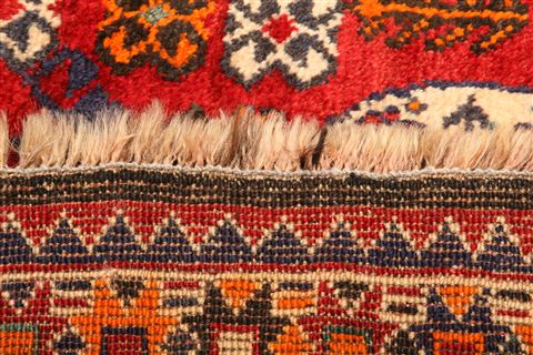 Gabbeh Red Hand Knotted 310 X 62 Area Rug 100-24342 Image 6