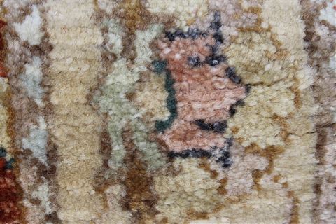 Ziegler Brown Runner Hand Knotted 25 X 85  Area Rug 250-24343 Image 8