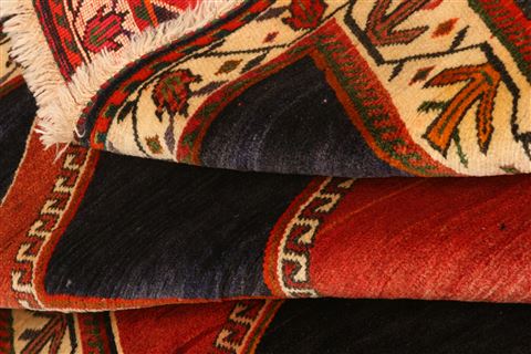 Gabbeh Red Hand Knotted 45 X 610 Area Rug 100-24351 Image 3