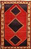 Gabbeh Red Hand Knotted 45 X 610  Area Rug 100-24351 Thumb 0