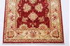 Pishavar Red Runner Hand Knotted 28 X 91  Area Rug 250-24356 Thumb 4