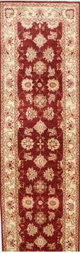 Pishavar Red Runner Hand Knotted 2'8" X 9'1"  Area Rug 250-24356