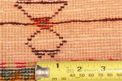 Gabbeh Red Hand Knotted 49 X 73 Area Rug 100-24358 Image 2