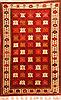 Gabbeh Red Hand Knotted 49 X 73 Area Rug 100-24358 Thumb 0