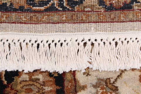 Kashan Beige Runner Hand Knotted 26 X 711 Area Rug 250-24360 Image 12