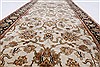 Kashan Beige Runner Hand Knotted 26 X 711  Area Rug 250-24360 Thumb 1
