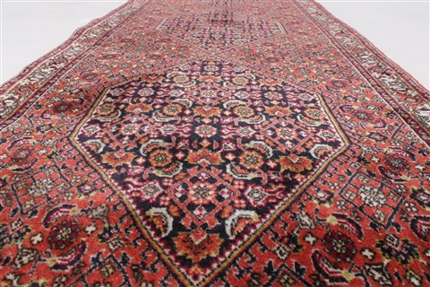 Bidjar Red Runner Hand Knotted 24 X 65 Area Rug 250-24361 Image 8