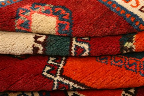 Gabbeh Red Hand Knotted 35 X 58 Area Rug 100-24363 Image 7