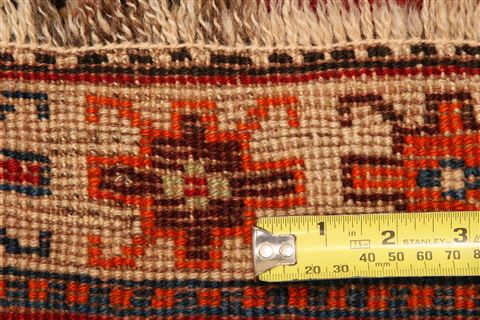 Gabbeh Red Hand Knotted 35 X 58 Area Rug 100-24363 Image 8