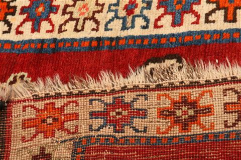 Gabbeh Red Hand Knotted 35 X 58 Area Rug 100-24363 Image 9