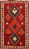 Gabbeh Red Hand Knotted 35 X 58 Area Rug 100-24363 Thumb 0