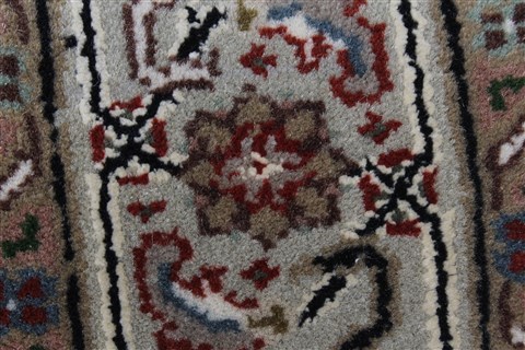 Tabriz Black Runner Hand Knotted 28 X 71 Area Rug 250-24364 Image 9