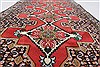 Sanandaj Red Runner Hand Knotted 211 X 84  Area Rug 250-24370 Thumb 3