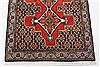 Sanandaj Red Runner Hand Knotted 211 X 84  Area Rug 250-24370 Thumb 6