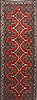 Sanandaj Red Runner Hand Knotted 211 X 84  Area Rug 250-24370 Thumb 0