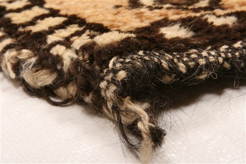 Gabbeh Beige Hand Knotted 35 X 511 Area Rug 100-24373 Image 3