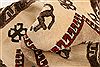 Gabbeh White Hand Knotted 33 X 62 Area Rug 100-24376 Thumb 1