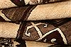 Gabbeh White Hand Knotted 33 X 62 Area Rug 100-24376 Thumb 8