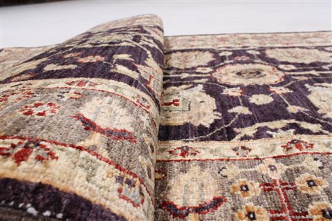 Pishavar Black Runner Hand Knotted 29 X 84 Area Rug 250-24379 Image 10