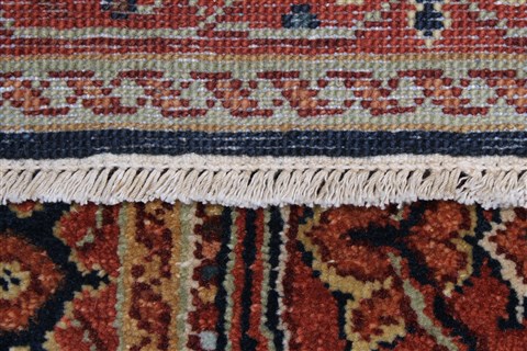 Serapi Blue Runner Hand Knotted 26 X 711 Area Rug 250-24384 Image 1