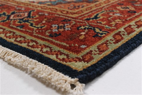 Serapi Blue Runner Hand Knotted 26 X 711 Area Rug 250-24384 Image 6