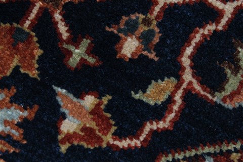 Serapi Blue Runner Hand Knotted 26 X 711 Area Rug 250-24384 Image 7