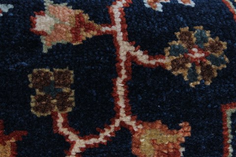 Serapi Blue Runner Hand Knotted 26 X 711 Area Rug 250-24384 Image 9