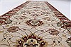 Kashan Beige Runner Hand Knotted 26 X 82  Area Rug 250-24385 Thumb 1
