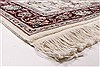Tabriz Beige Runner Hand Knotted 26 X 80  Area Rug 250-24386 Thumb 5
