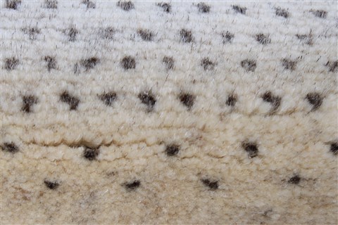 Gabbeh Beige Runner Hand Knotted 27 X 80 Area Rug 250-24391 Image 9