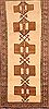 Gabbeh Beige Runner Hand Knotted 33 X 77  Area Rug 100-24396 Thumb 0